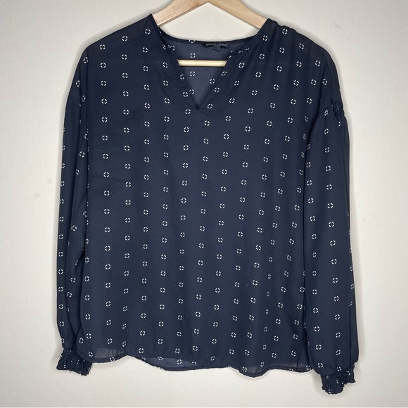 Banana Republic Factory | Printed Peasant Blouse - Picture 3 of 5